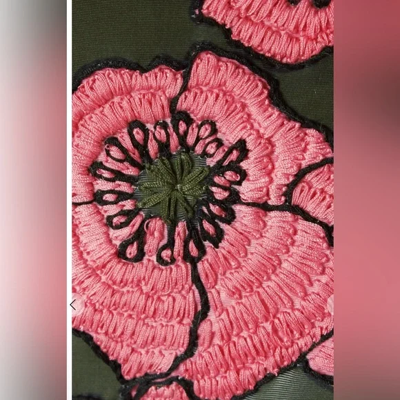 AGUA BY AGUA BENDITA Soya Botanica Rosa Embroidered Bikini Top NWT - Picture 3 of 16